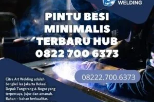 Pintu Besi Minimalis