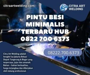 pintu besi minimalis